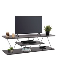 ΕΠΙΠΛΟ ΤΗΛΕΟΡΑΣΗΣ TARS HM8922.20 ΜΕΛΑΜΙΝΗ ΓΚΡΙ 120x32x33Yεκ.