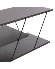 ΕΠΙΠΛΟ ΤΗΛΕΟΡΑΣΗΣ TARS HM8922.20 ΜΕΛΑΜΙΝΗ ΓΚΡΙ 120x32x33Yεκ.