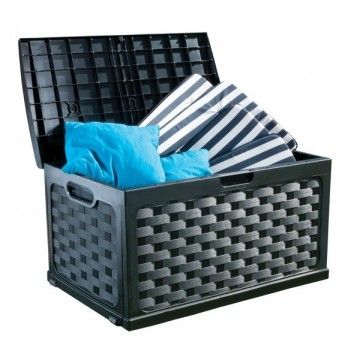 Μπαούλο πλαστικό μαύρο 270...