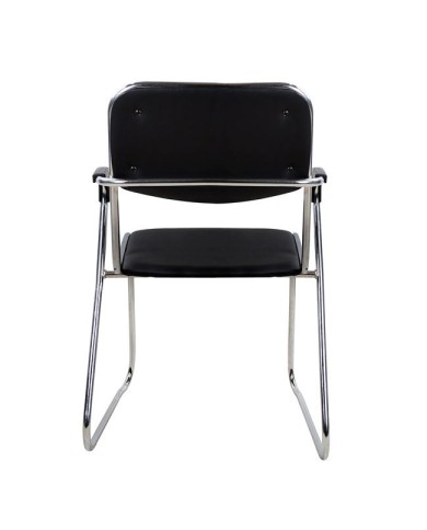 ΚΑΡΕΚΛΑ MACHA ΜΕ ΜΠΡΑΤΣΑ HM1020.01 ΜΑΥΡΗ 48x52x81 cm
