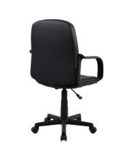 ΚΑΡΕΚΛΑ ΓΡΑΦΕΙΟΥ GRANE HM1005 ΜΕ ΜΠΡΑΤΣΑ ΜΑΥΡO PU 56,5x50x88-100Υ εκ.