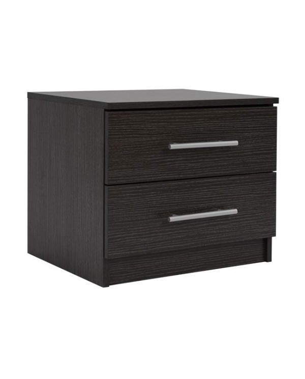 ΚΟΜΟΔΙΝΟ ΜΕΛΑΜΙΝΗΣ CHELSEA HM2220.01 ZEBRANO 48X40,5X41,5 εκ.