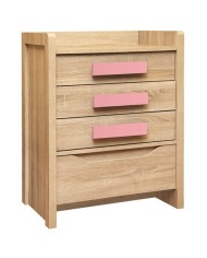 ΣΥΡΤΑΡΙΕΡΑ PLAYROOM SONAMA-ΡΟΖ HM10217.03 63Χ40Χ80εκ.