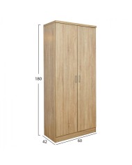ΝΤΟΥΛΑΠΑ 2ΦΥΛΛΗ BAILEY ΜΕ ΤΡΙΑ ΡΑΦΙΑ HM337.02 SONAMA 60Χ42Χ180Υεκ.