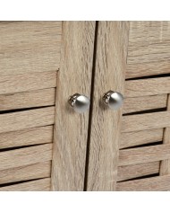 ΠΑΠΟΥΤΣΟΘΗΚΗ-ΝΤΟΥΛΑΠΙ ΞΥΛΙΝΗ CASSIOPE HM2208.02 SONAMA 77Χ34Χ63Υεκ.