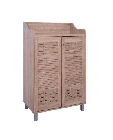 ΠΑΠΟΥΤΣΟΘΗΚΗ-ΝΤΟΥΛΑΠΙ KAILENA ΞΥΛΙΝΗ HM2230.02 SONAMA 77X40,5X122εκ.