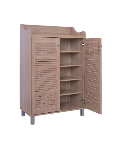 ΠΑΠΟΥΤΣΟΘΗΚΗ-ΝΤΟΥΛΑΠΙ KAILENA ΞΥΛΙΝΗ HM2230.02 SONAMA 77X40,5X122εκ.