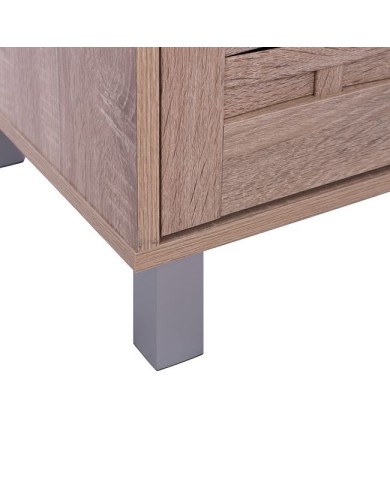 ΠΑΠΟΥΤΣΟΘΗΚΗ-ΝΤΟΥΛΑΠΙ KAILENA ΞΥΛΙΝΗ HM2230.02 SONAMA 77X40,5X122εκ.