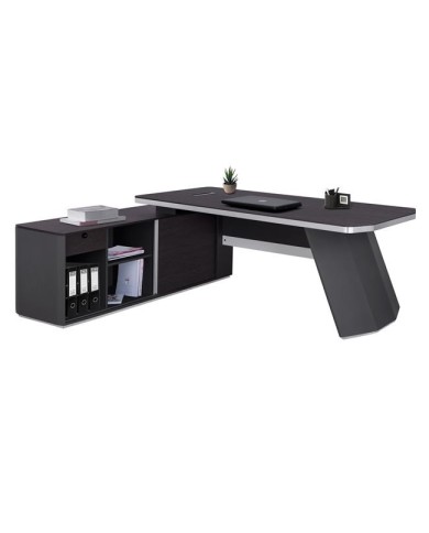 ΓΡΑΦΕΙΟ ΕΠΑΓΓΕΛΜΑΤΙΚΟ ΑΡΙΣΤΕΡΗ ΓΩΝΙΑ ROSEWOOD HM2083L 220X180X76Υ εκ.