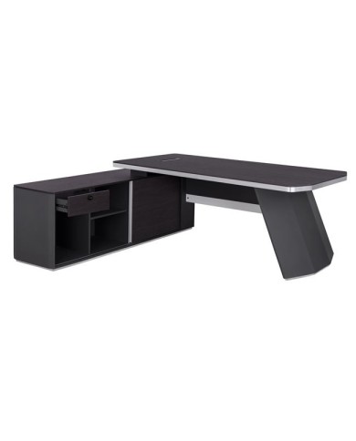 ΓΡΑΦΕΙΟ ΕΠΑΓΓΕΛΜΑΤΙΚΟ ΑΡΙΣΤΕΡΗ ΓΩΝΙΑ ROSEWOOD HM2083L 220X180X76Υ εκ.