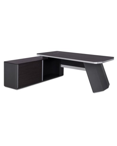 ΓΡΑΦΕΙΟ ΕΠΑΓΓΕΛΜΑΤΙΚΟ ΑΡΙΣΤΕΡΗ ΓΩΝΙΑ ROSEWOOD HM2083L 220X180X76Υ εκ.