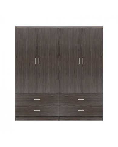 ΣΕΤ 2 ΤΜΧ ΝΤΟΥΛΑΠΑ 4ΦΥΛΛΗ ΜΕ 4 ΣΥΡΤΑΡΙΑ ZEBRANO 160X42X181 HM11349.01