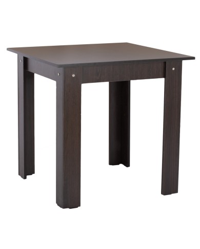 ΤΡΑΠΕΖΙ ΚΟΥΖΙΝΑΣ KELVIN HM2427.02, 80x80x77Υεκ., WENGE