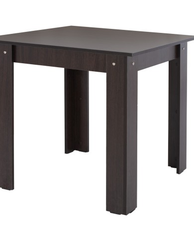 ΤΡΑΠΕΖΙ ΚΟΥΖΙΝΑΣ KELVIN HM2427.02, 80x80x77Υεκ., WENGE