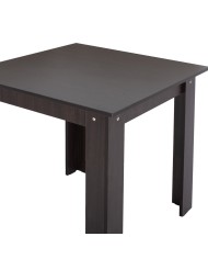 ΤΡΑΠΕΖΙ ΚΟΥΖΙΝΑΣ KELVIN HM2427.02, 80x80x77Υεκ., WENGE