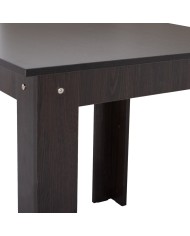 ΤΡΑΠΕΖΙ ΚΟΥΖΙΝΑΣ KELVIN HM2427.02, 80x80x77Υεκ., WENGE