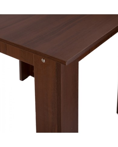 ΤΡΑΠΕΖΙ ΚΟΥΖΙΝΑΣ KELVIN 80x80x77Υεκ. ΚΑΡΥΔΙ HM2427.04