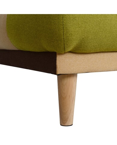 ΚΑΝΑΠΕΣ ΚΡΕΒΑΤΙ 3Θ HM3003 LEONARDO MIXED COLOR 180x80x75Υεκ.