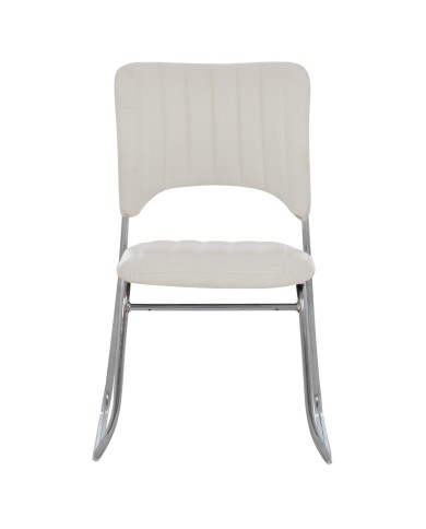 ΚΑΡΕΚΛΑ QUENTI HM1071.02 ΛΕΥΚΗ 52x60x85 εκ.