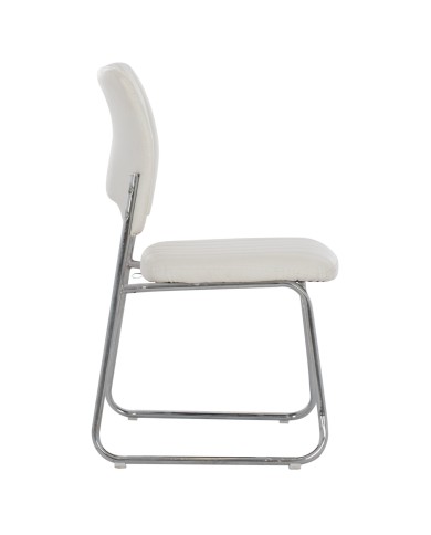 ΚΑΡΕΚΛΑ QUENTI HM1071.02 ΛΕΥΚΗ 52x60x85 εκ.
