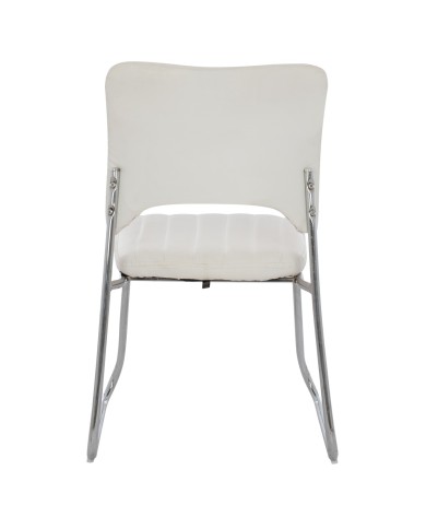 ΚΑΡΕΚΛΑ QUENTI HM1071.02 ΛΕΥΚΗ 52x60x85 εκ.