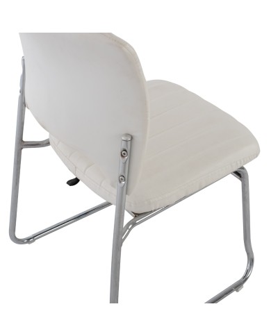 ΚΑΡΕΚΛΑ QUENTI HM1071.02 ΛΕΥΚΗ 52x60x85 εκ.