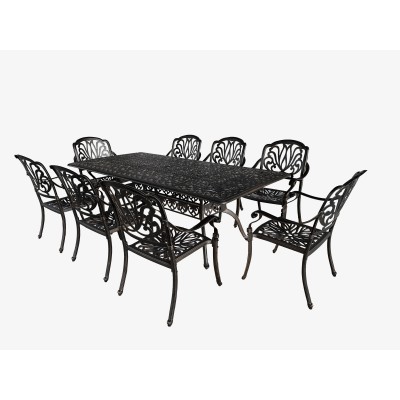 Σετ τραπεζαρία 9 τεμ φερ...