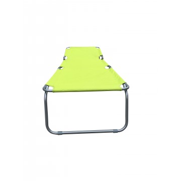 πτυσσόμενη ξαπλώστρα με αδιάβροχο λαχανι πανί