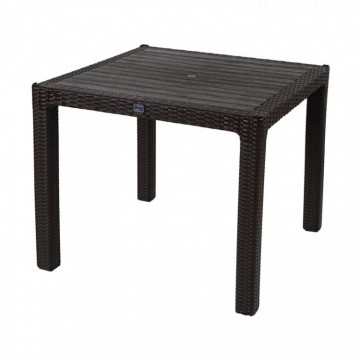 τραπεζι πλαστικό ραταν πολυπροπυλενίου τετράγωνο