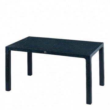 Τραπέζι πλαστικό πολυπροπυλενίου με ανάγλυφο σχέδιο φυσικού ξύλου