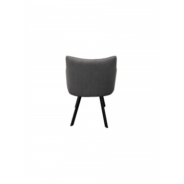 Πολυθρόνα με δερματίνη γκρι για επαγγελματικό χώρο