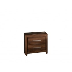 κομοδίνο κρεβατοκάμαρας σε χρώμα καρυδιάς