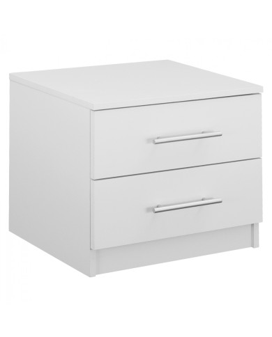 ΚΟΜΟΔΙΝΟ ΜΕΛΑΜΙΝΗΣ CHELSEA HM2220.05 ΛΕΥΚΟ 48x40,5x41,5 εκ.
