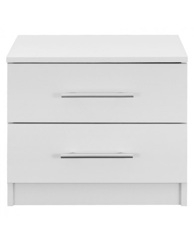 ΚΟΜΟΔΙΝΟ ΜΕΛΑΜΙΝΗΣ CHELSEA HM2220.05 ΛΕΥΚΟ 48x40,5x41,5 εκ.