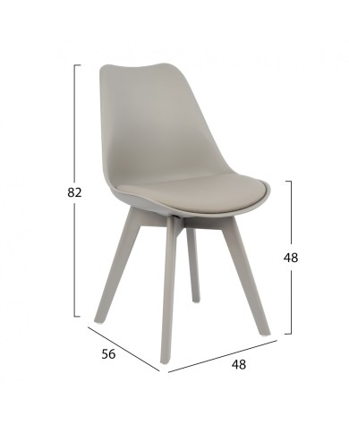 ΣΕΤ ΤΡΑΠΕΖΑΡΙΑΣ 5 ΤΜΧ ΤΡΑΠΕΖΙ 120x80x73 cm MINIMAL ΜΕ ΚΑΡΕΚΛΕΣ ΠΟΛΥΠΡΟΠΥΛΕΝΙΟΥ ΓΚΡΙ HM11329.10
