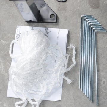 Κιόσκι πτυσσόμενο 3mx3m βαρέως τύπου με λευκό μεταλλικό σκελετό και λευκό ύφασμα αδιάβροχο 260gr βαρέως τύπου