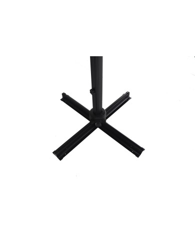 Ομπρέλα κρεμαστή τηλεσκοπική 3x3μ αλουμινίου roma με αεραγωγό γκρι επαγγελματική SL-UM001