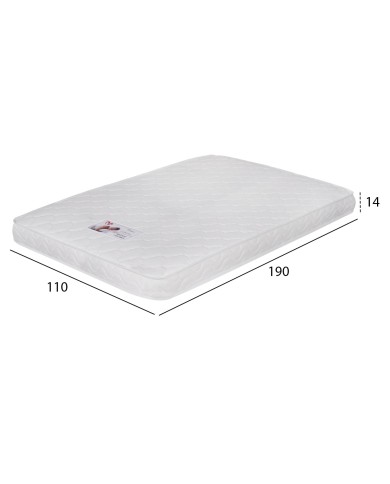 ΣΤΡΩΜΑ ΜΕ FOAM (ΧΩΡΙΣ ΕΛΑΤΗΡΙΑ) JORDY 110X190 HM374.02 (ROLL PACKING)