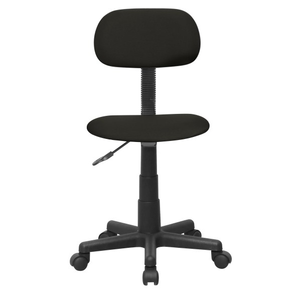 Παιδική καρέκλα εργασίας από ύφασμα σε χρώμα μαύρο QZY-A18 54x12.5x48