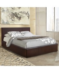 ΚΡΕΒΑΤΙ BOBBI PU ΚΑΦΕ ΜΕ ΑΠΟΘΗΚΕΥΤΙΚΟ ΧΩΡΟ HM554.02 150x200 εκ.