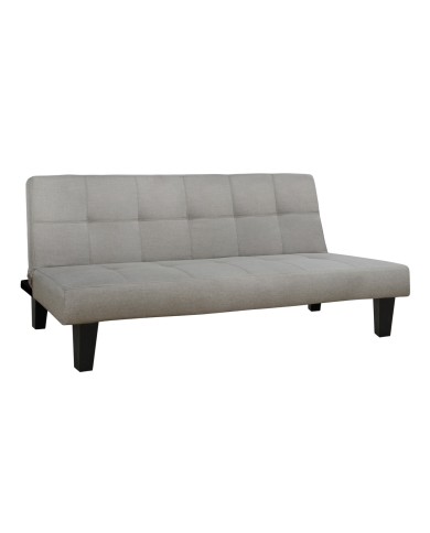 ΚΑΝΑΠΕΣ ΚΡΕΒΑΤΙ ODESSA HM3000.01 ΥΦΑΣΜΑ ΜΠΕΖ 179x80x79 εκ.