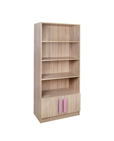 ΒΙΒΛΙΟΘΗΚΗ PLAYROOM SONAMA-ΡΟΖ HM10146.03 80X35X180εκ.