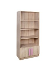 ΒΙΒΛΙΟΘΗΚΗ PLAYROOM SONAMA-ΡΟΖ HM10146.03 80X35X180εκ.
