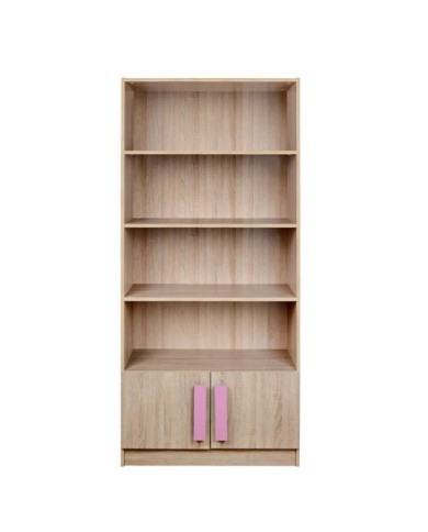 ΒΙΒΛΙΟΘΗΚΗ PLAYROOM SONAMA-ΡΟΖ HM10146.03 80X35X180εκ.