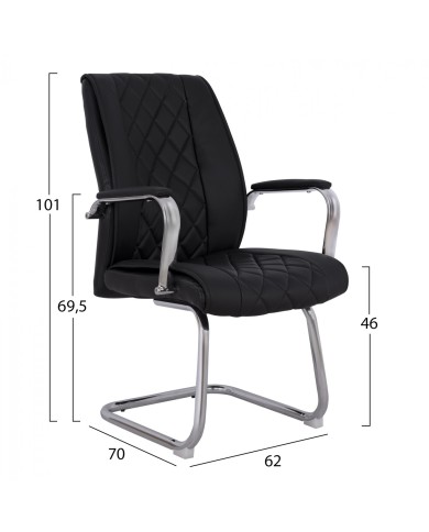 ΚΑΡΕΚΛΑ WALDEN HM1105.01 ΣΕ ΧΡΩΜΑ ΜΑΥΡΟ
