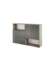 Βιβλιοθήκη  158,5x36x106, Modul 52, Genomax