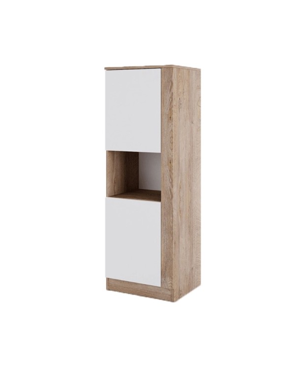 Βιβλιοθήκη Σόνομα/Λευκό, 48x140x40, Modul 911, Genomax