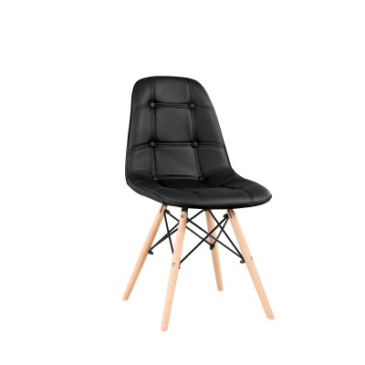 Καρέκλα ξύλινη/PU σε χρώμα...