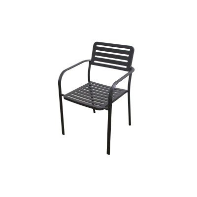 Μεταλλική πολυθρόνα γκρι...