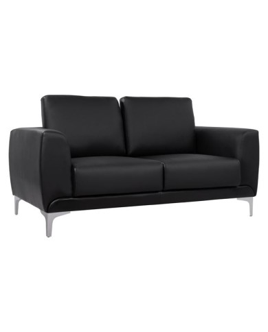 ΚΑΝΑΠΕΣ 2ΘΕΣΙΟΣ KΕΝΖΙΕ HM3121.21 ΜΕ ΜΑΥΡΟ PU 142x81x81 εκ.